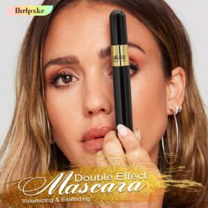 Tubing Mascara Waterproof & Smudge-Proof - Long-Lasting Mascara for Length and Volume, Curling Eyelashes, No Flaking and No Clumping, Cruelty Free, Eye Makeup, Black (Pack of 1)