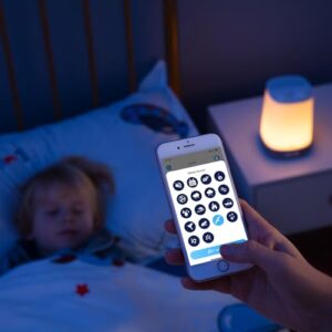 White Noise Sound Machines for Sleeping| OK to Wake Alarm Clock for Kids Adults Night Lights Nursery Essentials| Newborn Baby Girl Boy Registry| App Control Rain Shusher Soother Trainer| Bedroom Decor