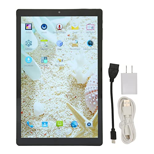 10.1 Inch Tablet, 6G RAM 128G ROM Tablet MT6753 Octa Core 100-240V 1920x1080 IPS Display for Home (US Plug)