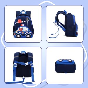 MUSEVOS Cartoon Toddler Backpack for Kids 1-3, Mini Toddler Backpack Boys 2-3 Year Old Girls, Mini Neoprene Preschool Backpack for Kids with Anti-lost Safety Leash for Daycare Outdoor