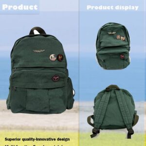 SOBOUR Ellie Backpack The Last Ellie Williams Cosplay Bag Joel Miller Backpack Vintage Casual Canvas Rucksack Laptop Travel Bag