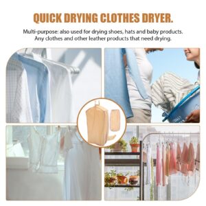 Uonlytech 1pc Dry Clothes Bag Travel Drying Rack Folding Dish Drying Rack Folding Clothes Heated Clothes Dryer Portable Tumble Dryer Portable Drying Machine Foldable Apartment Clothes Dryer