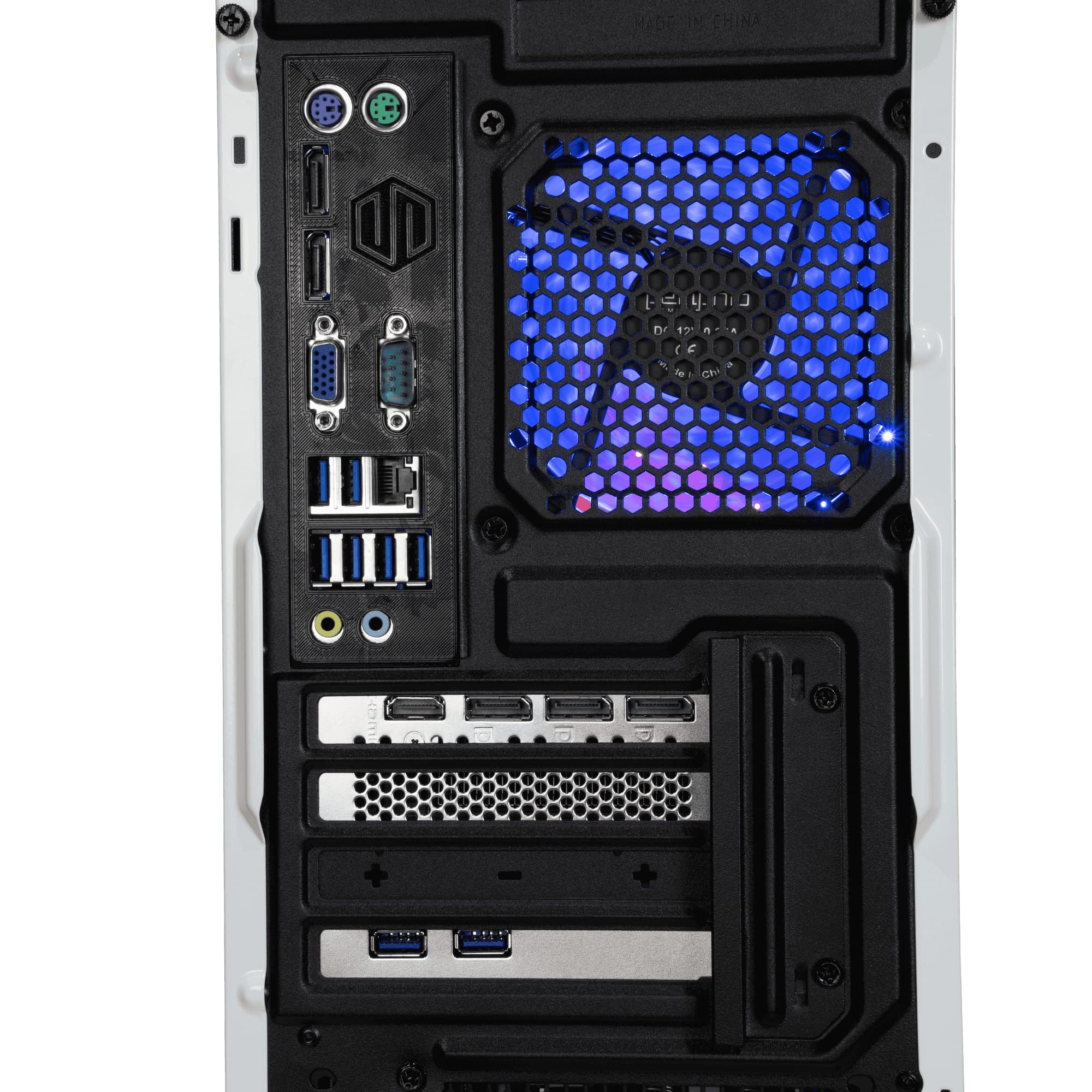 Periphio Vortex Prebuilt Gaming PC - GeForce RTX 3050 (6GB) GPU | Intel Core i5-6500 CPU (3.6GHz Turbo) | 1TB Solid State SSD | 16GB DDR4 RAM | Windows 10 Gaming Desktop Computer | WiFi + BT