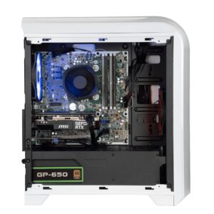 Periphio Vortex Prebuilt Gaming PC - GeForce RTX 3050 (6GB) GPU | Intel Core i5-6500 CPU (3.6GHz Turbo) | 1TB Solid State SSD | 16GB DDR4 RAM | Windows 10 Gaming Desktop Computer | WiFi + BT