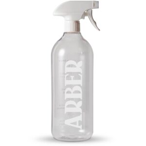 arber spray bottle | translucent design with spray nozzle for easy plant hydration | 32 oz