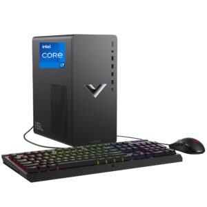 victus 15l gaming desktop hyperx bundle, 13th generation intel core i7-13700f, 16 gb ram, 512 gb ssd, nvidia geforce rtx 3060 graphics, windows 11 home, tg02-1030h (2023)