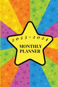 star planner 2023/2024 notebook diary: organiser calendar contacts