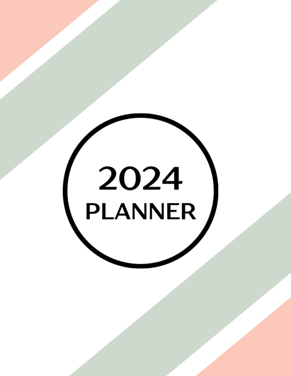 Daily Planner 2024 One Page Per Day: One year 365 day fully line and dated journal, 2023 Large Daily PlannerDaily