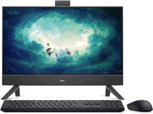 dell 2023 newest inspiron all-in-one computer, 23.8 inch fhd display, amd ryzen 5 5625u processor, 32gb ram, 2tb ssd, amd radeon graphics, bluetooth, wi-fi 6, windows 11 home, black