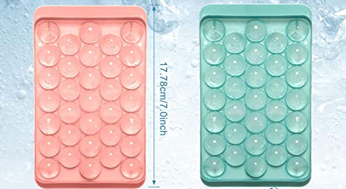 Round Ice Cube Tray with Lid Mini Ice Ball Maker Mold Ice Cube Mold Trays Ice Trays for Freezer Sphere Ice Cube Tray Ice Ball Tray