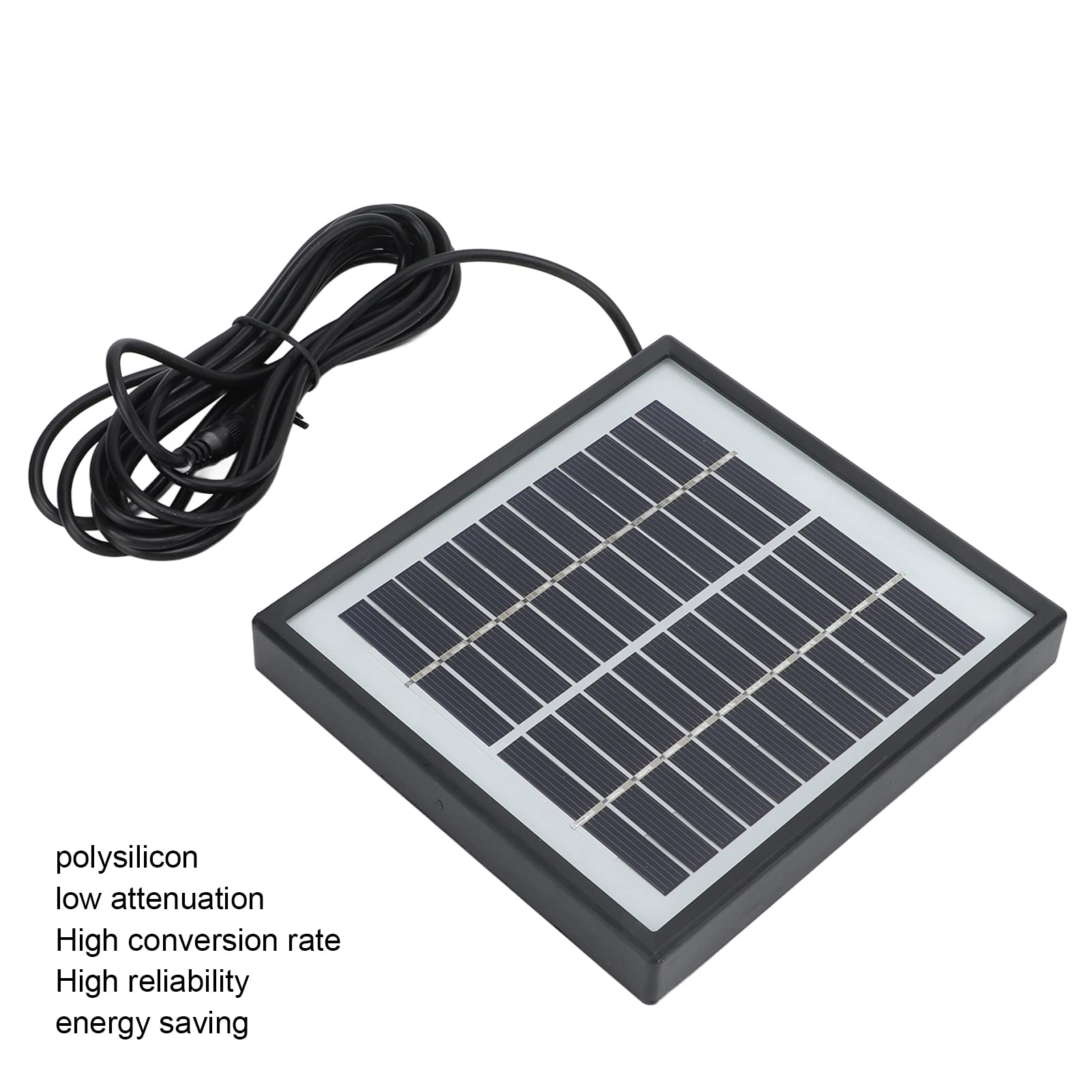 2W 12V Solar Panel, Polysilicon Solar Panels Energy Saving with Frame for Planting for Automobile for Tourism