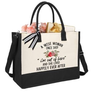 ayermoyo retirement gifts for women 2023 coworker-retirement gifts for women-tote bag