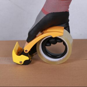 【Upgraded】PROSUN Blade Safety Pink Cover 2 Inch Professional Packing Tape Dispenser Packaging Metal Handheld Tape Gun Sealing Cutter TG11