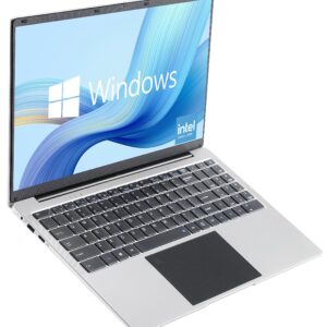 KBJPADS 15.6 Inch Laptop Computer,Intel CeleronJ4105 Processor, 6GB DDR4, 256GB SSD Storage, FHD IPS Screen(1920 * 1200) ，Quad Core Windows 10 Laptop,Thin & Light Laptop 4000mAh Battery 2.4G/5G WiFi