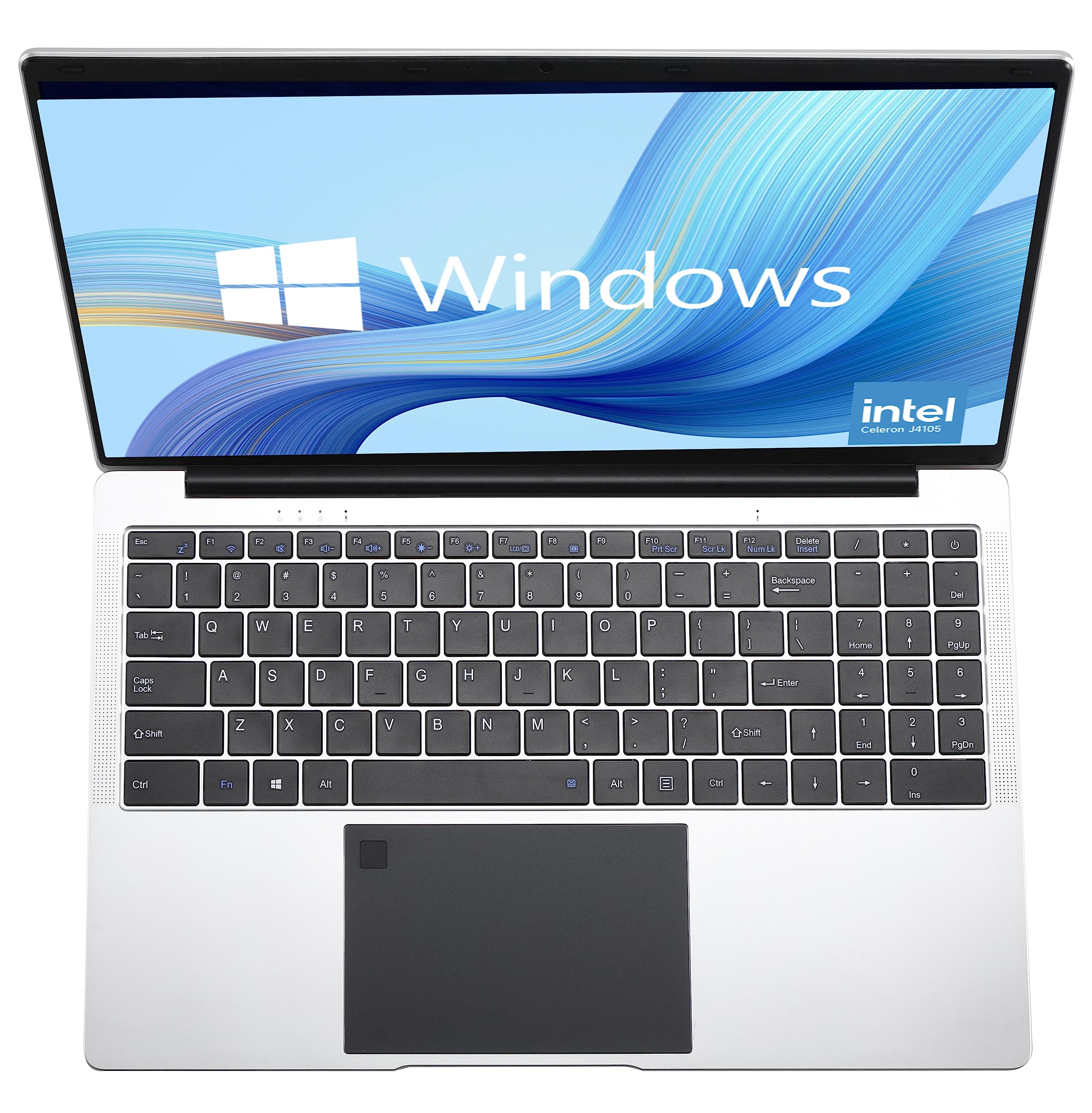 KBJPADS 15.6 Inch Laptop Computer,Intel CeleronJ4105 Processor, 6GB DDR4, 256GB SSD Storage, FHD IPS Screen(1920 * 1200) ，Quad Core Windows 10 Laptop,Thin & Light Laptop 4000mAh Battery 2.4G/5G WiFi