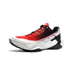kailas women's fuga du trail running shoes, us 9, flame red/white