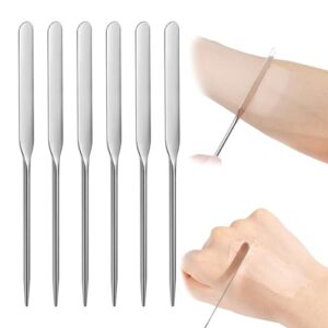 6 pack stainless steel makeup spatula foundation liquid foundation mixer face cream applicator cosmetic mixing tool for foundation eye shadow cream