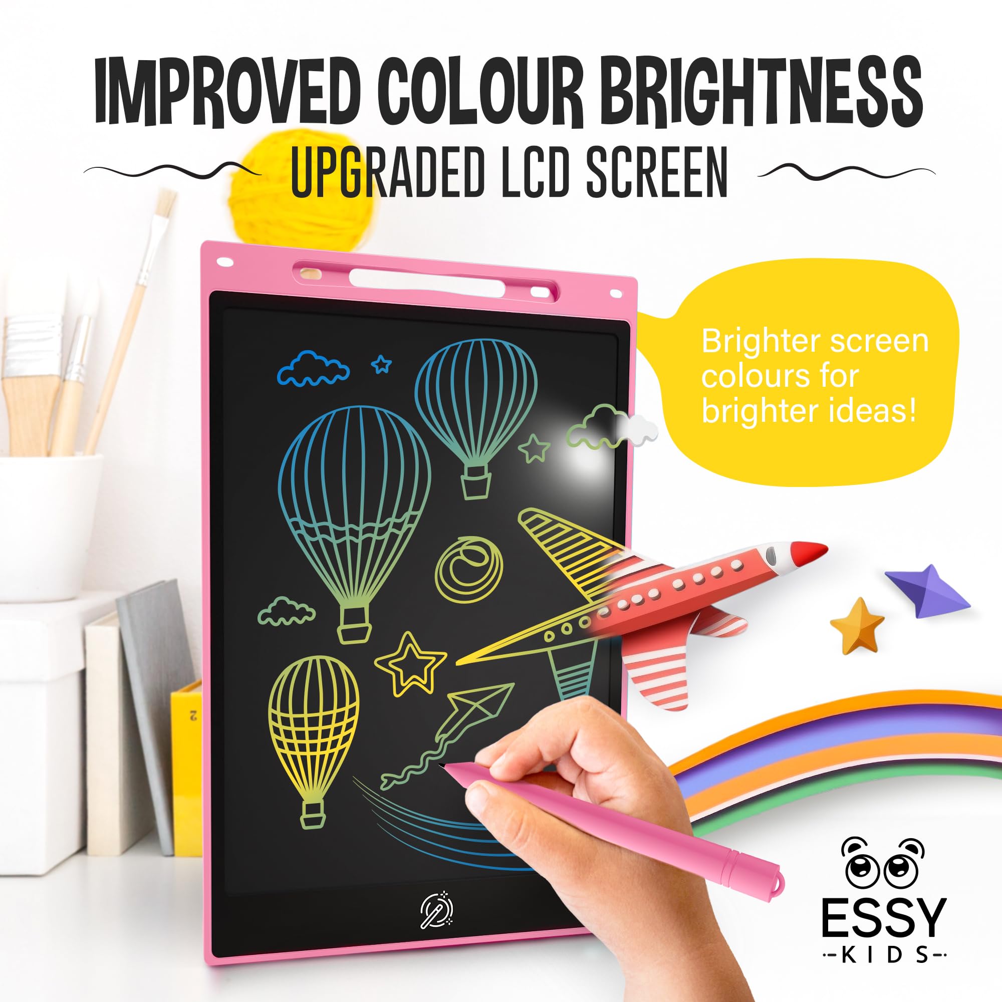 Essy Kids 12“ LCD Writing Tablet for Kids Drawing Tablet Kids Writing Tablet LCD Drawing Tablet for Kids Toddler Writing Tablet Kids Drawing Board