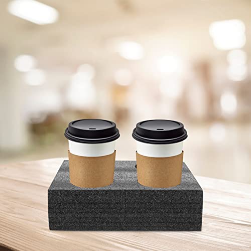 BESPORTBLE 4pcs Drink Cup Holder 6 Cup Carrier Takeout Cup Holders Drink Carry Holder Cup Holders for Drinks Coffee Cup Carrier Cup Stand Coffee Cup Holders Mala Tang Shelf Pearl Cotton