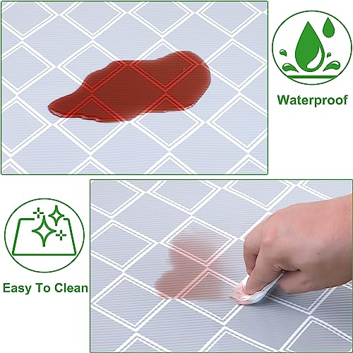 Shelf Liners for Kitchen Cabinets 15 Inch Wide X 20 Ft Closet Drawer Liner Non Adhesive Non Slip Cupboard Pantry Fridge Liners Waterproof Bathroom Drawer Protector Mat