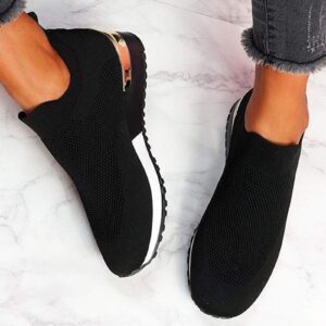 Womens Sneakers Slip On Walking Shoes Breathable Running Shoes Lightweight Mesh Gym Shoes Non Slip Workout Shoes Sneakers