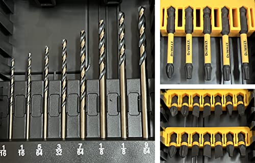 DEWALT Screwdriver and Drill Bit Set (FlexTorq impact Driver bit set 100pc)