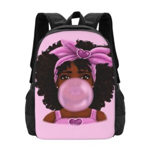 nrseag african american girl backpack black girl backpack african kids cute black girl bookbag for school kids teen girls