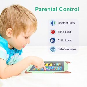 8 Inch Kids Tablets, Toddler Baby Android 12 Dual Cameras 32GB ROM 32GB Expandable Kids Edition Learning WiFi Children Tablets