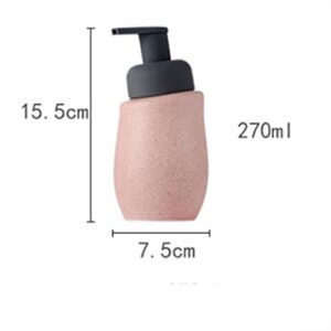 Soap Pump Dispenser Ceramic Household Soap Dispenser Mousse Foam Shampoo Shower Gel Hand Press Bubbler Empty Bottle Bottles Dispenser (Color : 5)