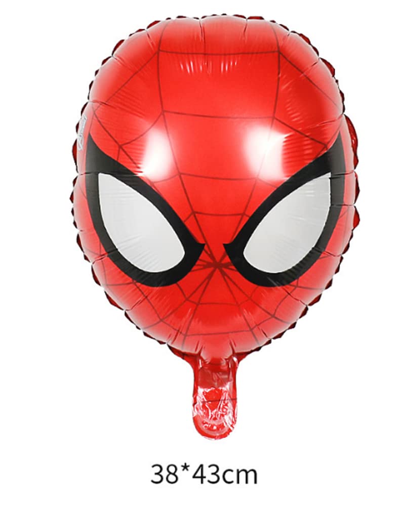 Spider hero and his magical friends aluminum foil balloons, Spider hero birthday party balloons, Spider boy theme party decorations