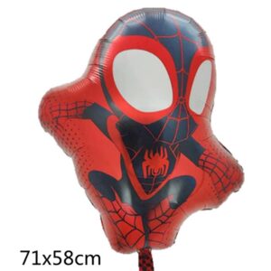 Spider hero and his magical friends aluminum foil balloons, Spider hero birthday party balloons, Spider boy theme party decorations