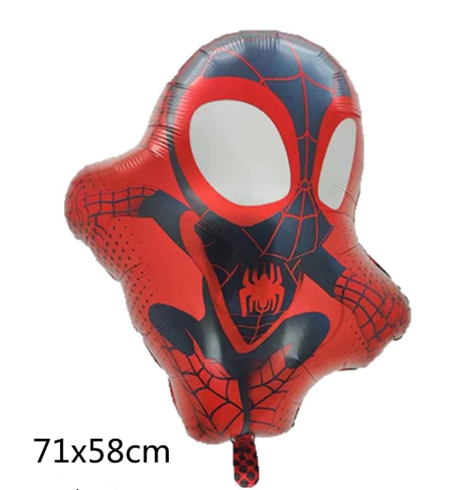 Spider hero and his magical friends aluminum foil balloons, Spider hero birthday party balloons, Spider boy theme party decorations