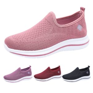 USYFAKGH Womens Air Running Shoes Lightweight Sneakers Women Sneakers Mesh Breathable Summer Fashion New Pattern Soft Sole Comfortable Non Slip Shoes