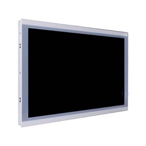 hunsn 21.5" tft led ip65 industrial panel pc, 10-point projected capacitive touch screen, intel 6th core i5, windows 11 or linux ubuntu, pw30, vga, hdmi, 2 x lan, 2 x com, 16g ram, 512g ssd
