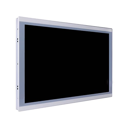 HUNSN 21.5" TFT LED IP65 Industrial Panel PC, 10-Point Projected Capacitive Touch Screen, Intel 6th Core I5, Windows 11 or Linux Ubuntu, PW30, VGA, HDMI, 2 x LAN, 2 x COM, 16G RAM, 512G SSD