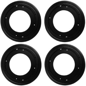 uejywuy 4 pack 12 inch lazy susan hardware, 1000 load capacity 5/16 thick round lazy susan turntable ball bearing, turntable swivel base for rotating table,serving tray, corner shelves