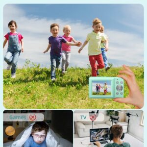 Digital Camera, FHD 1080P, Digital Point and Shoot, 44MP for Vlogging with Anti Shake 16X Zoom, Compact, Small for Kids Boys Girls Teens Students Seniors