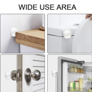 Starkitchen 6-Piece Wall Protector in Self-Adhesive Silicone Shockproof & Quiet Wall Door Handle Stopper