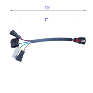 Sheisor Upgrading LED Headlight Conversion Harness, Upgrade Headlamp Wire Harness Compatible with 2016-2023 Toyota Tacoma to Use 2020+ LED Headlights (Not for SR SR5)