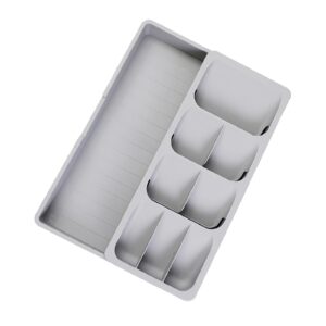 miao jin cutlery expandable storage box kitchen drawer storage tray adjustable plastic spoon fork cutlery organizer compact cutlery manager suitable for kitchen drawers expandable cutlery tray