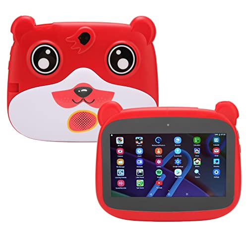 Naroote HD Tablet, Dual Camera Kids Tablet US Plug 100‑240V for Ebook (US Plug)