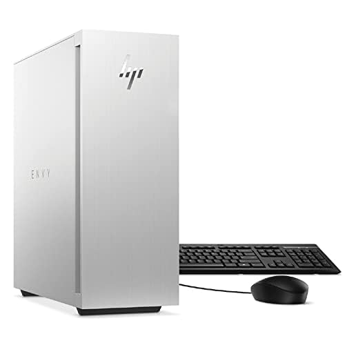 HP 2023 Envy Gaming Full Size Tower Desktop Computer, 12th Gen Intel 16-Core i9-12900 up to 5.1GHz, GeForce RTX 3070 8GB GDDR6, 64GB DDR4 RAM, 4TB SSD, WiFi 6, Bluetooth, Windows 11, BROAG Cable