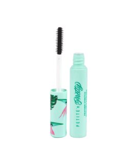 petite 'n pretty feather stretch washable mascara - makeup for kids, tweens and teens - extends lashes, easy to apply & remove - non toxic & made in the usa