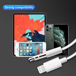 2 Pack Aux Cord for iPhone, [Apple MFi Certified] 3.3ft Lightning to 3.5mm Audio Cable Compatible with iPhone 14/13/12/11/XR/XS/X/8/7/6/iPad to Car Home Stereo Speaker Headphone,Support All iOS