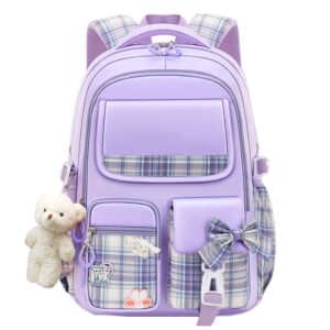 xinwll backpack for girls, 15.6 inch laptop school bag kids kindergarten elementary college backpacks large bookbags for teen girls women students casual travel daypacks