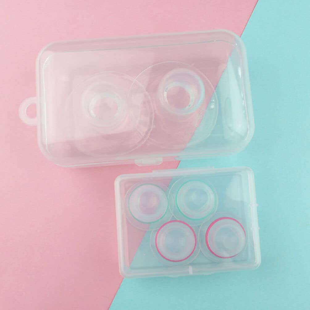 2pcs Silicone Suckers with Travel Case Pullers Everter for Inverted Flat and Small 7cm*7cm*5cm