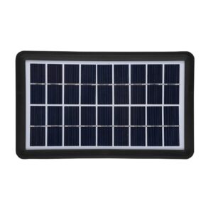 9V 3W Polycrystalline Solar Panel, Waterproof 93% Light Transmittance Solar Battery Charger, Suitable for Outdoor Activities, and Reliable for Travel