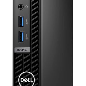 Dell OptiPlex 7010 MFF Desktop Computer - 13th Gen Intel Core i5-13500T 14-Core up to 4.6 GHz, 64GB RAM, 512GB NVMe SSD + 2TB HDD, Intel UHD Graphics 770, Wi-Fi 6E + Bluetooth, Windows 10 Pro