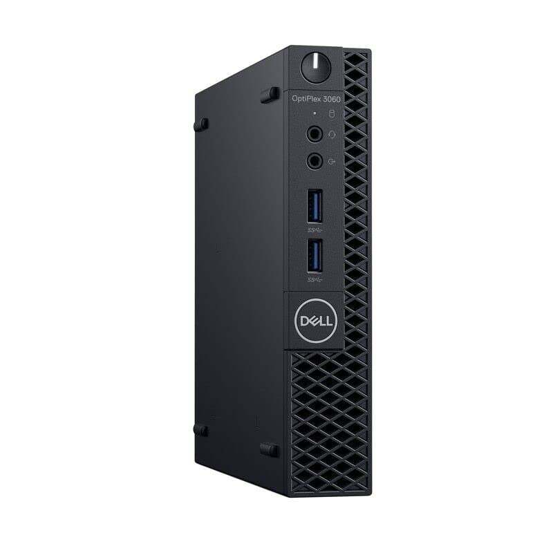 Dell Optiplex 3060 MFF Micro Form Factor (MFF) Desktop, 8th Gen Intel Core i5-8400T, 16GB RAM, 512GB SSD, Intel UHD Graphics 630, WiFi, Windows 10 Pro (Renewed)