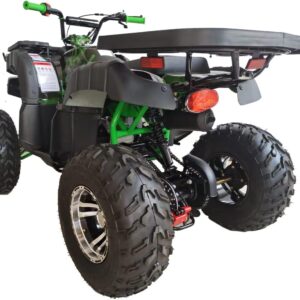 HHH 200cc Adult ATV with Automatic Transmission w/Reverse, Big 23"/22" Aluminium Rim Wheels! - Green Camo